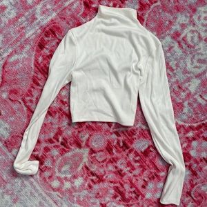 Cropped Princess Polly Mock Neck